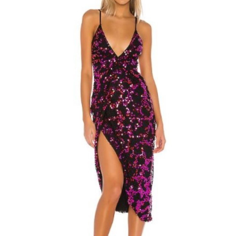 Elsie Midi Dress by h:ours, size small